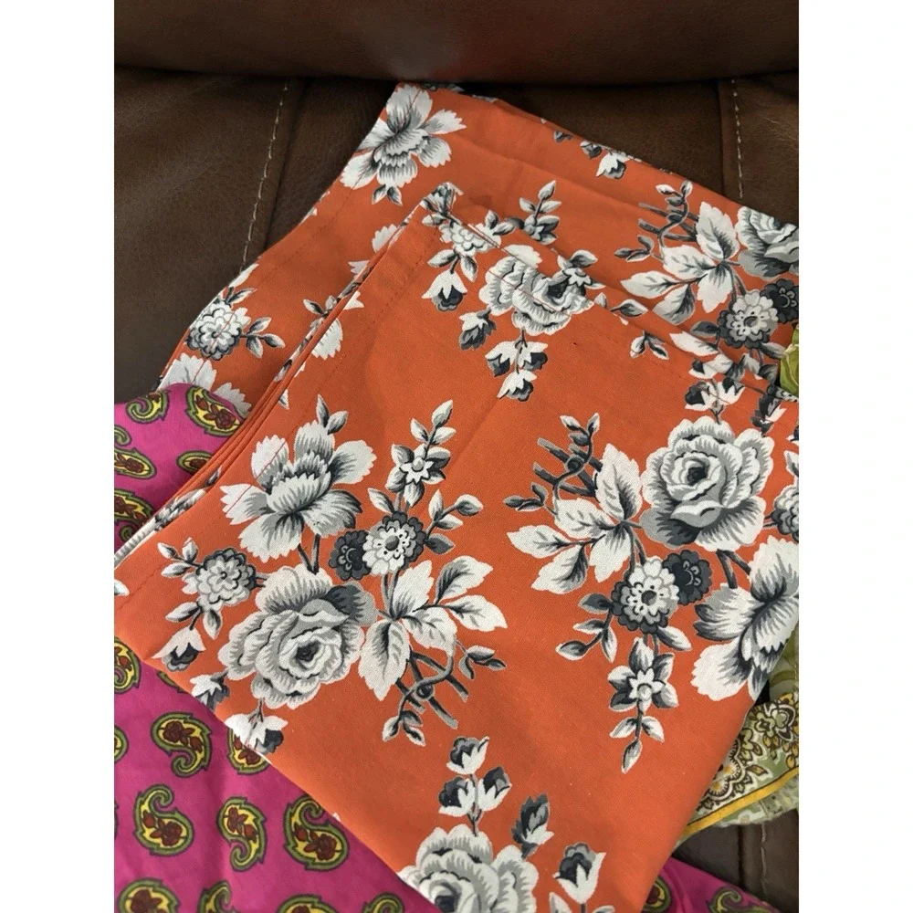 April Cornell LOT OF 4 items apron, cloth sack, 2 new napkins  LOOK